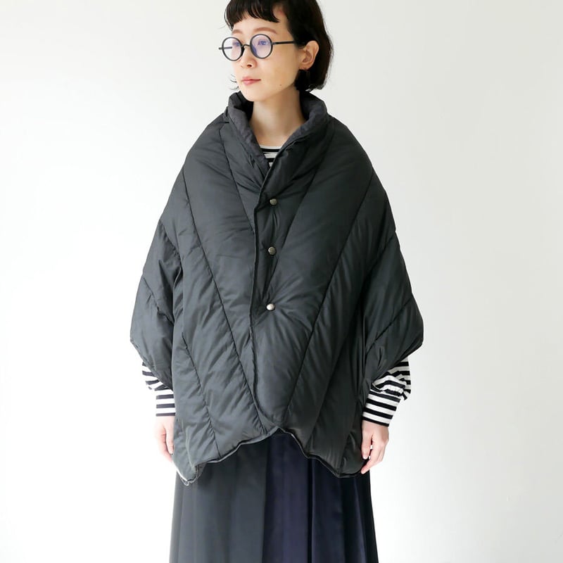 ロフトラボ　ダウンケープ The Loft Labo｜ロフトラボ｜ リバーシブルオーバーダウンケープ｜KONG