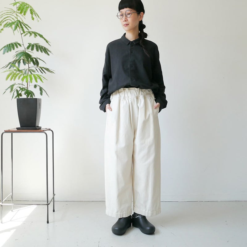 FIRMUM｜フィルマム｜強撚コットンサージパンツ｜RB_FR0603PF｜NATURAL