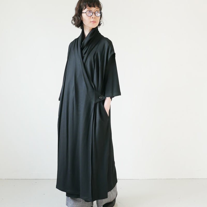 SI-HIRAI　スーヒライ　ロングコート　スプリングコート　カシュクール SI-HIRAI｜スーヒライ｜2WAY カシュクール ロングジレ｜CHAW21