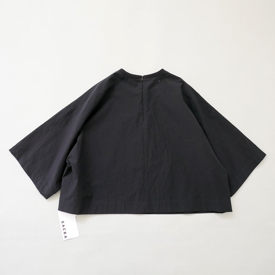 SACRA サクラ HIGH COUNT COTTON TUMBLE OP SACRA｜サクラ ｜H.COUNT COTTON TUMBLE CROPPED TOP｜OF