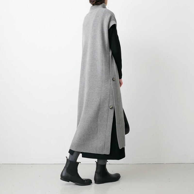 SACRA｜サクラ ｜HALF WORSTED WOOL LAYERED OP｜1225340