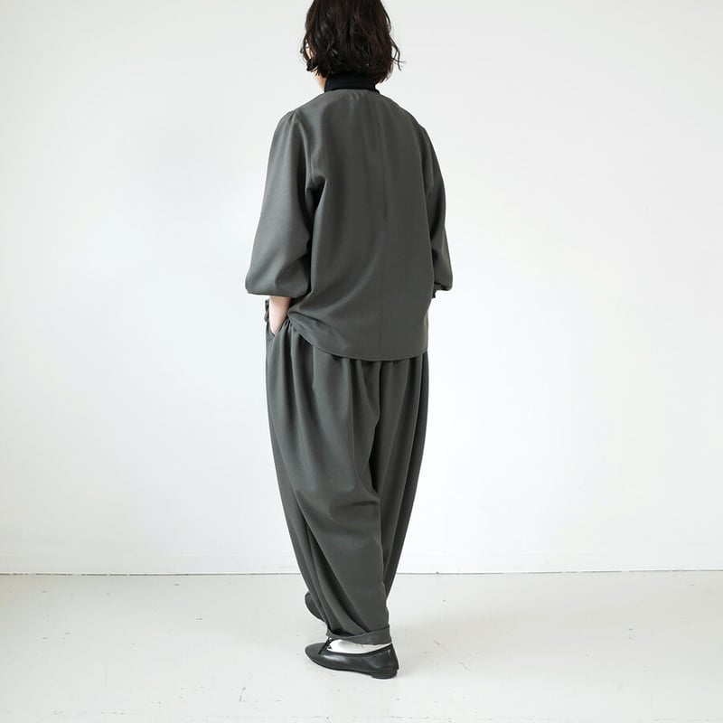 NO CONTROL AIR 8分丈ワイドパンツ NO CONTROL AIR (ノーコントロールエアー) スパンポリエステル