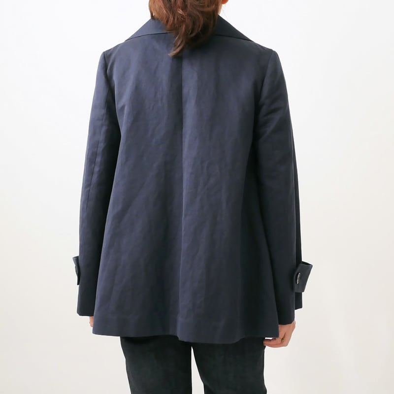 SACRA｜サクラ ｜ビッグカラーダブルボタンジャケット｜ NAVY