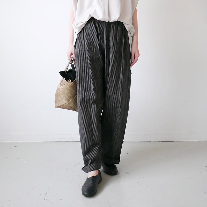 Kasurira　カスリラ　濃紺　ウエストゴム　カジュアルパンツ　M～L カスリラ オンラインショップ