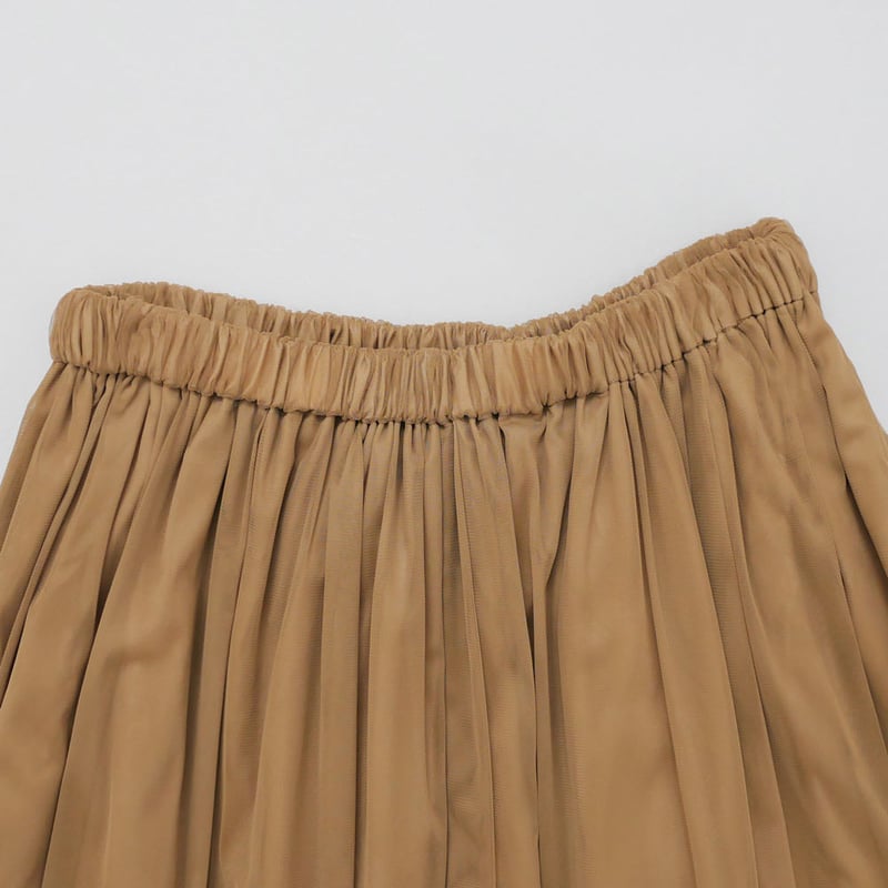 SACRA |サクラ |オーバーラップチュールスカート|BEIGE SACRA |サクラ |オーバーラップチュールスカート|BEIGE
