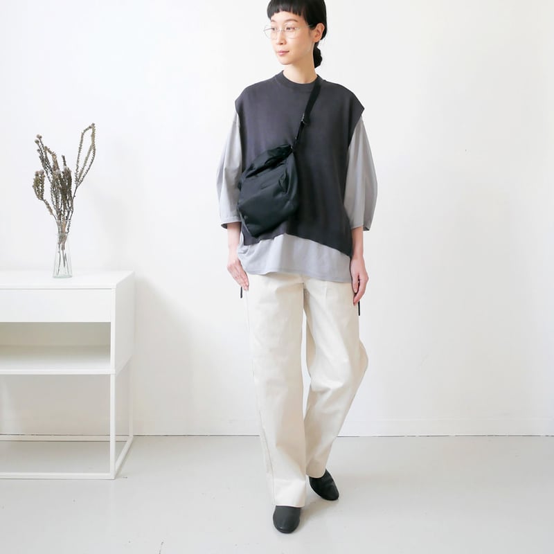 BUNT｜バント｜Fine Cotton Tape Knit Vest ニットベスト｜20ss