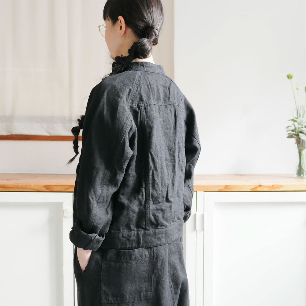 ⭐︎値下しました⭐︎スースースー　リネンジャケット　38 ⭐︎値下しました⭐︎スースースーリネンジャケット38