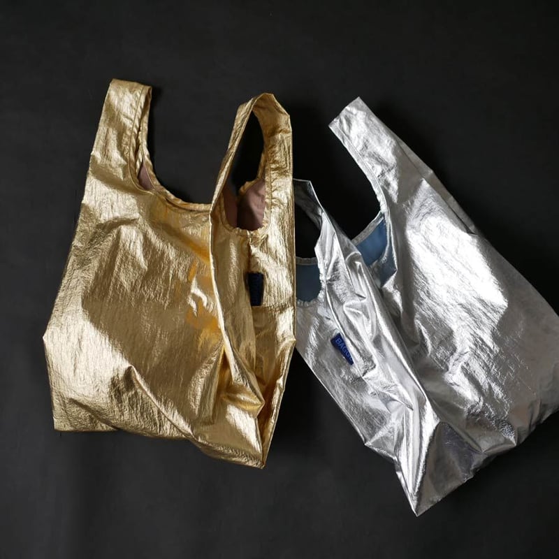 最終お値下げ　新品未使用　BAGGU エコバッグ 2個セット 2枚セット エコバッグ 折りたたみ おしゃれ 無地 コンパクト 大