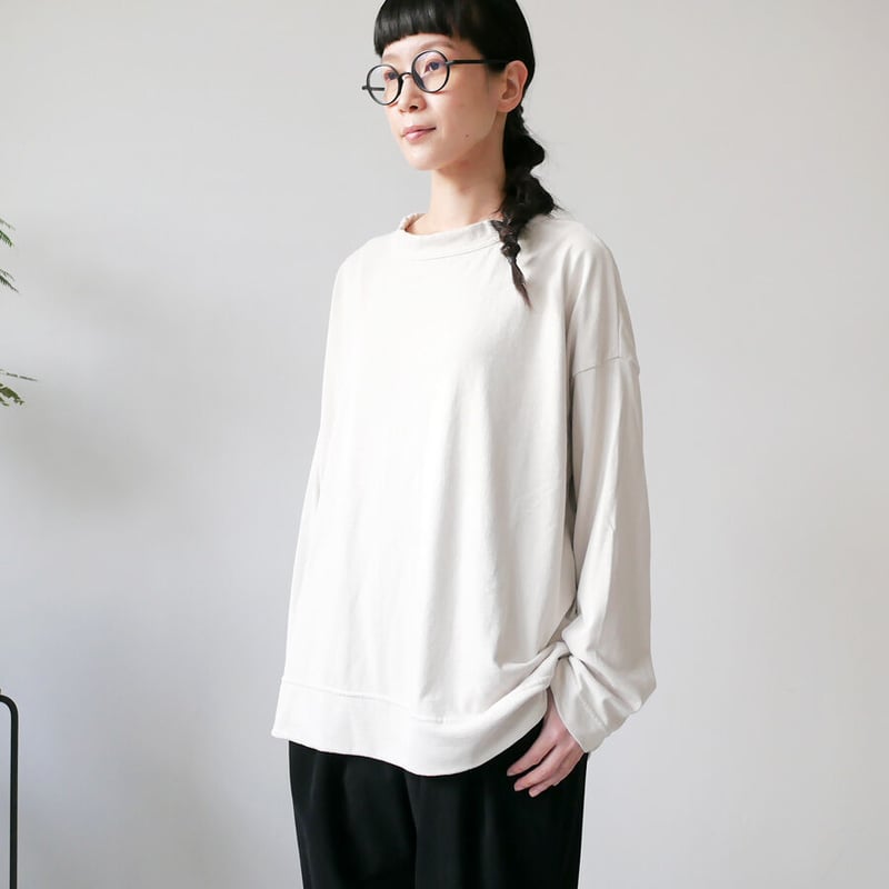 FIRMUM｜フィルマム｜製品染 20/-スパンポリエステル天竺クルーネック