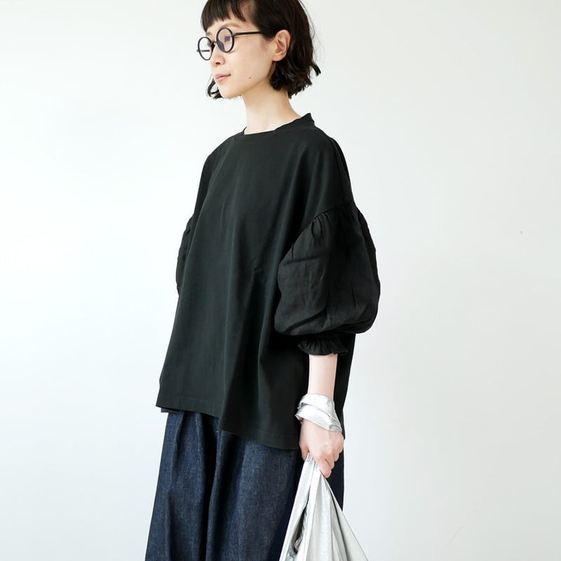 未使用UNIVERSAL TISSU USAコットンリネンスリーブプルオーバー UNIVERSAL SEVEN｜ ユニヴァーサルセブン｜ USAコットンリネンスリーブ