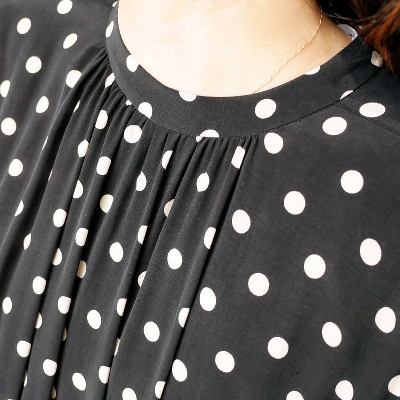 お値下げ⭐︎シルク高級素材⭐︎ギャラリーベストg.bestワンピース95cm SACRA サクラ｜POLKA DOT'S OP｜ポルカドット ワンピース