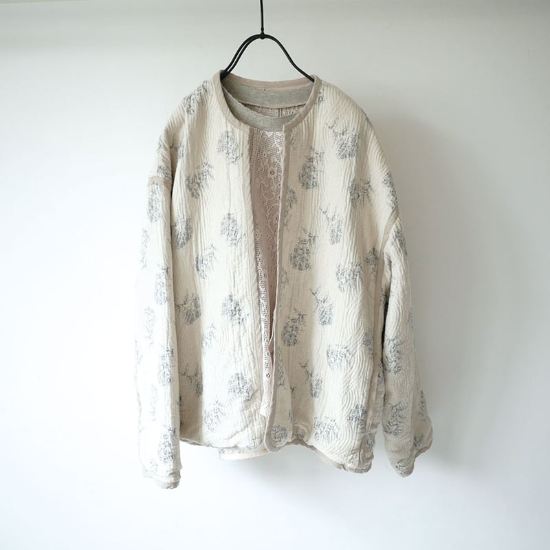 qiri ｜キリ｜flower quilt ジャカード ジャケット｜63-01-JK-001-