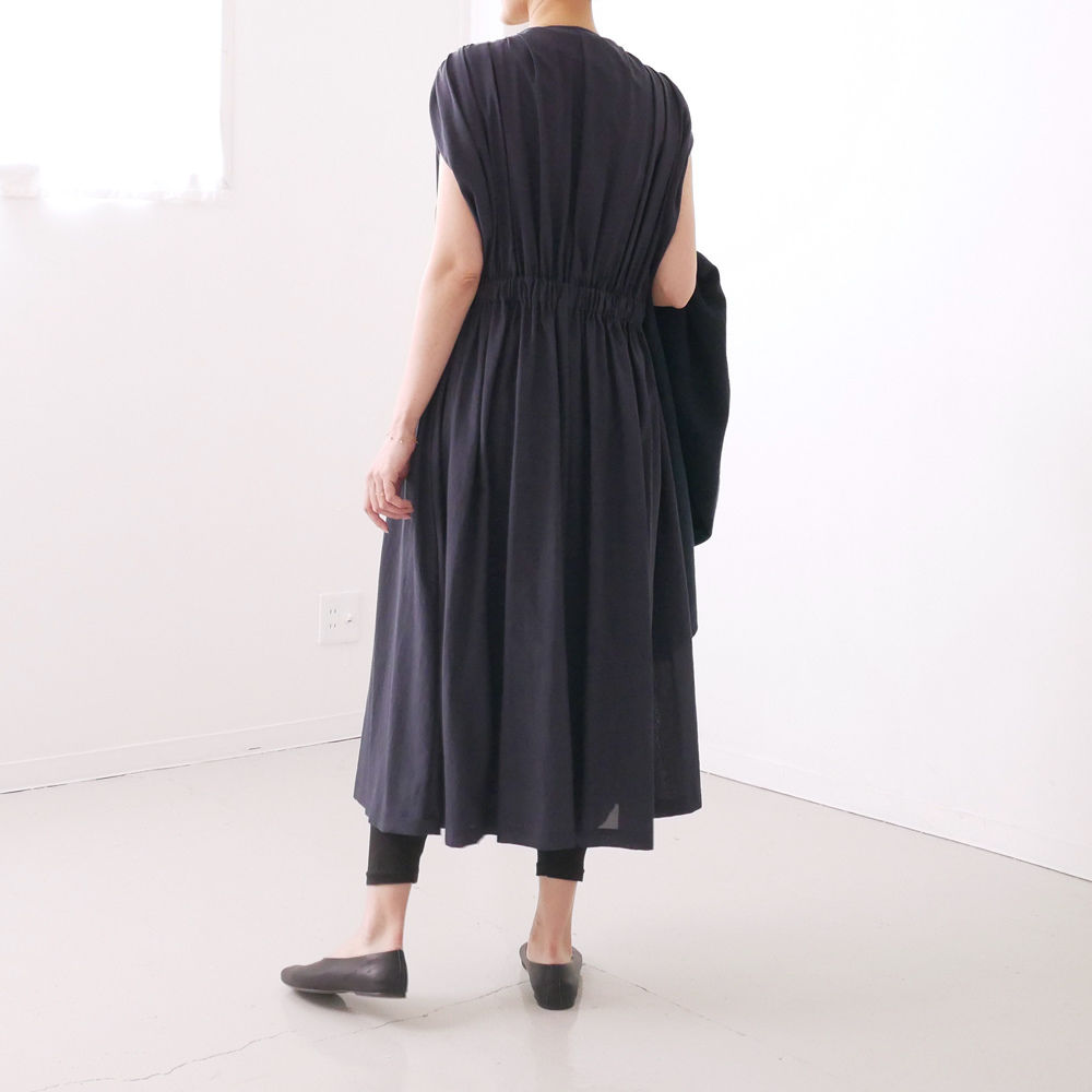 限定値下げ！美品　SACRA オールインワン　NAVY SACRA アセテートツイル サロペット 125112051 レディース 大人