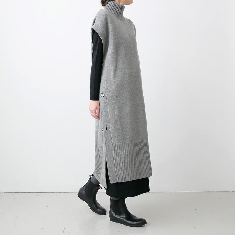 SACRA｜サクラ ｜HALF WORSTED WOOL LAYERED OP｜1225340...