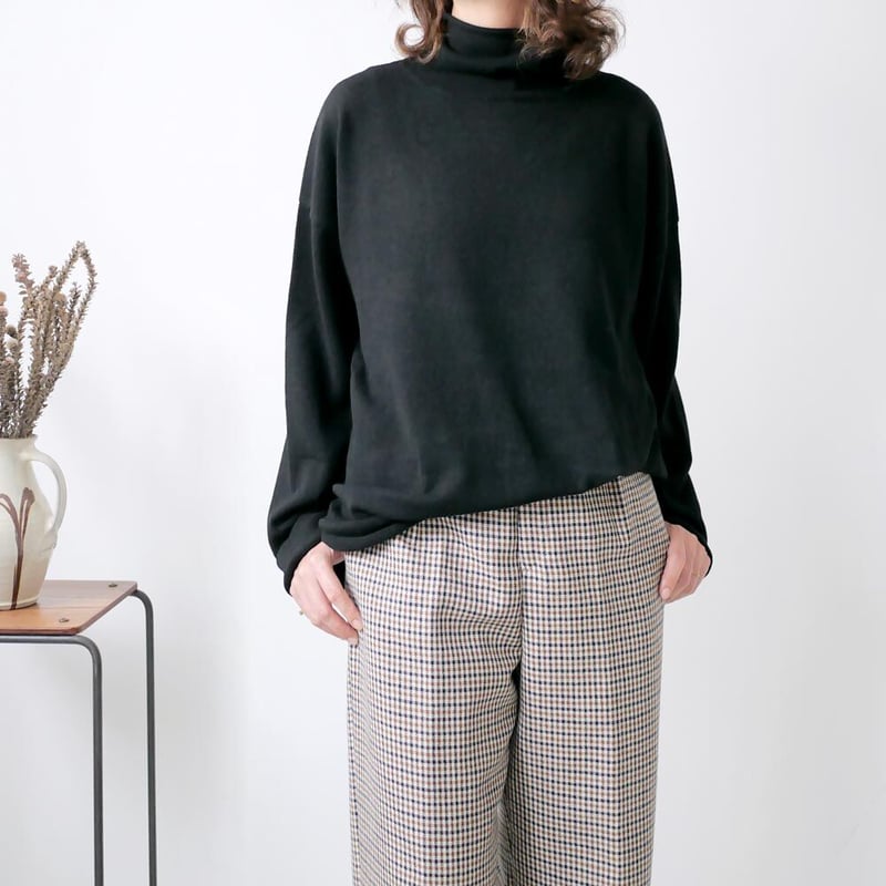 WIRROW｜ウィロウ｜ボトルネックニットプルオーバー ｜1121146-220