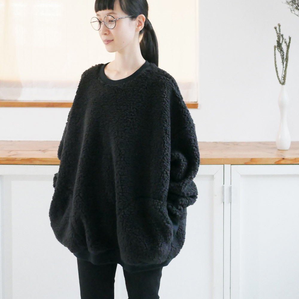 HARVESTY ｜ハーベスティ | EGG DRESSエッグプルオーバー ボアフリース