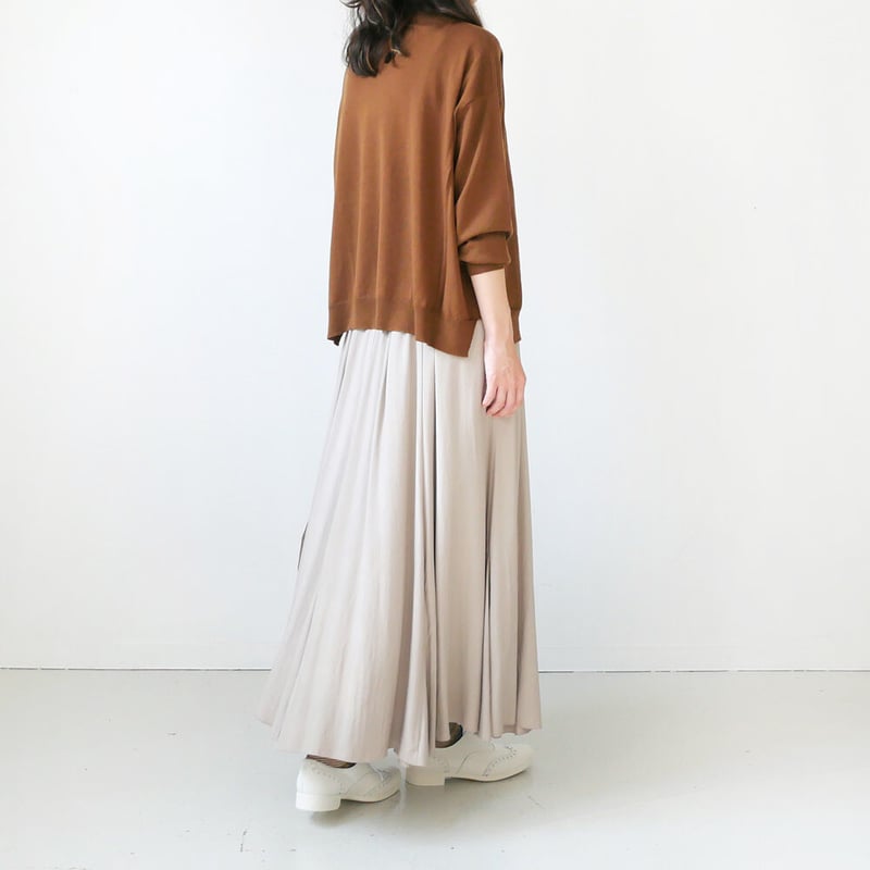 SACRA|サクラ |レーヨンシルク マキシフレアスカート SACRA|サクラ |レーヨンシルク マキシフレアスカート