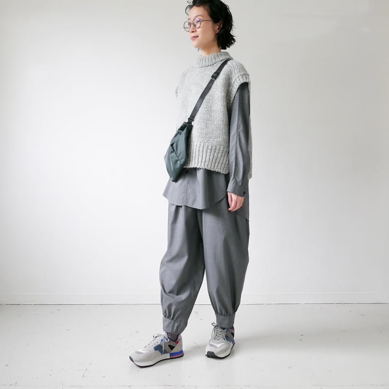 comm.arch.｜コム・アーチ｜Hand Framed Chunky Mock Vest｜