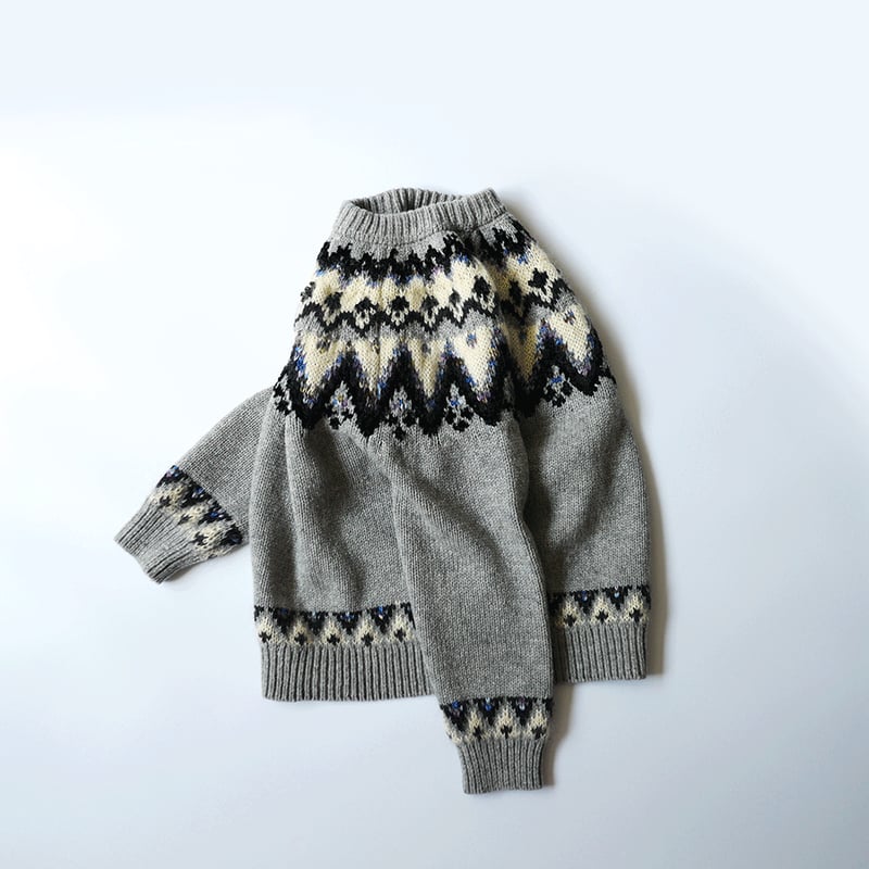 COOHEM| コーヘン | MOHAIR NORDIC KNIT P/O｜モヘアノルディック