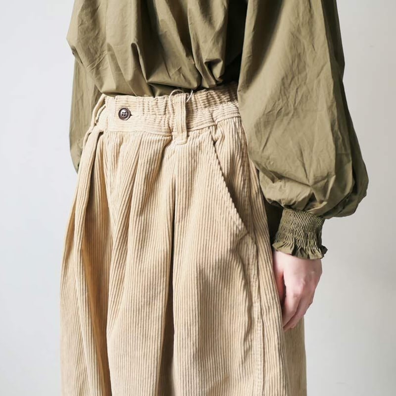 HARVESTY コーデュロイサーカスパンツ CORDUROY CIRCUS PANTS
