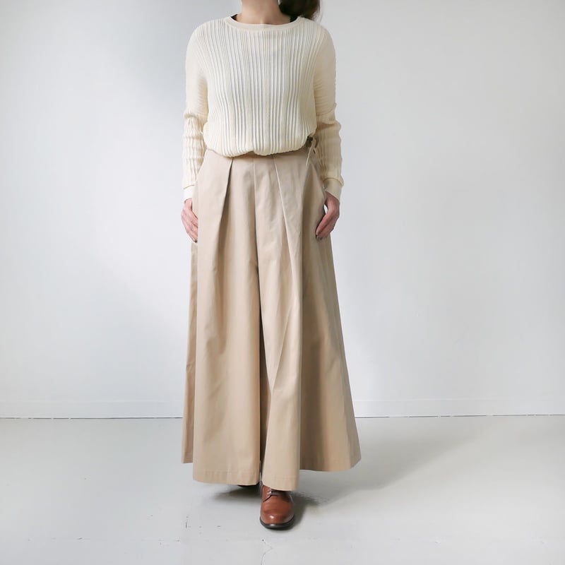 BLUE BLUE JAPAN｜ブルーブルージャパン｜タマムシツイル ハカマパンツ