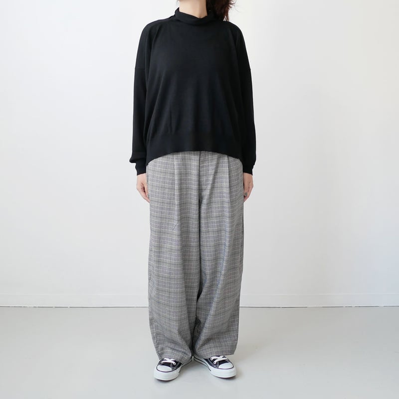 HARVESTY｜ ハーベスティ | グレンチェックストレッチ ワイド