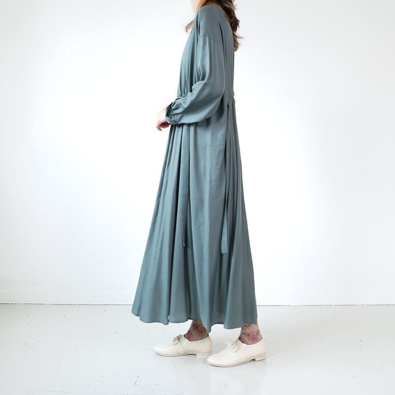 SACRA ｜ サクラ｜TRIACE VINTAGE TWILL OP ギャザーワンピース｜1