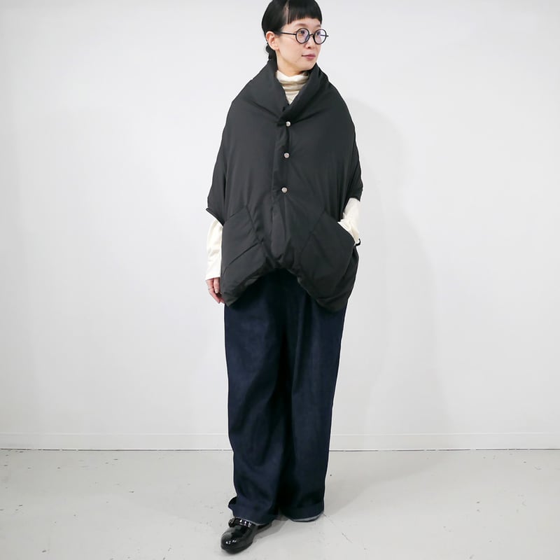 タグ付き新品■miffew☆ミフューリバーシブルダウンケープ miffew｜ミフュー｜ リバーシブルダウンケープ｜REVERSIBLE DOWN