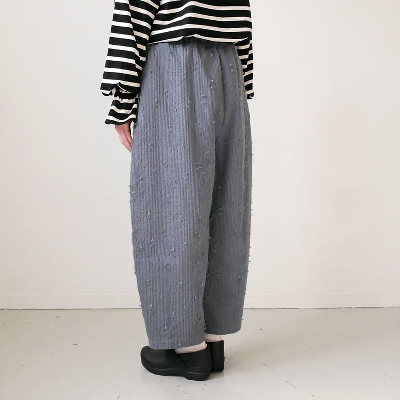 qiri｜キリ｜sashiko Jacquard cocoon pants ｜6301P10