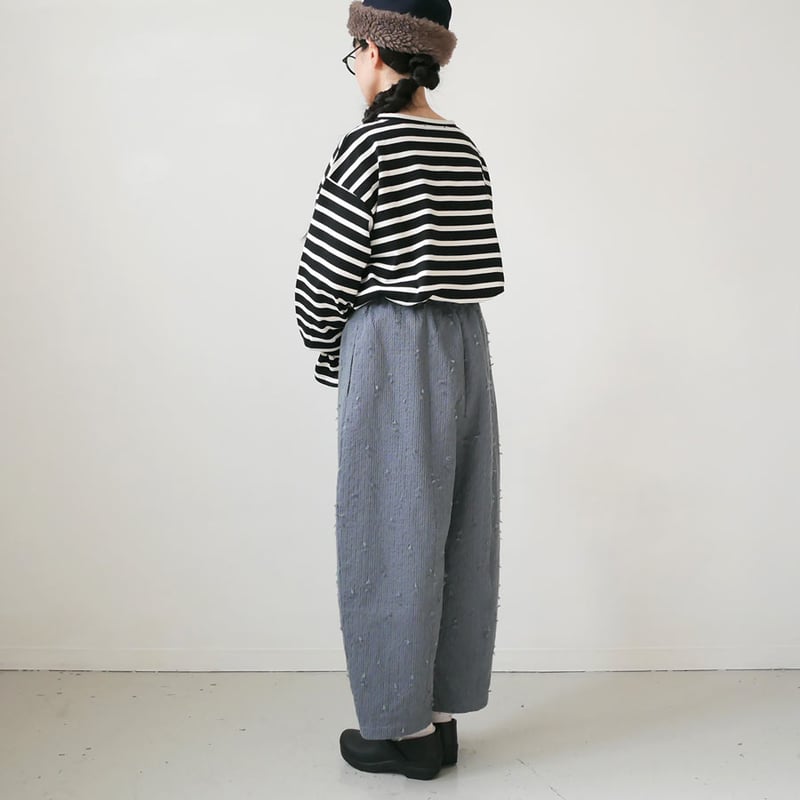 qiri｜キリ｜sashiko Jacquard cocoon pants ｜6301P10