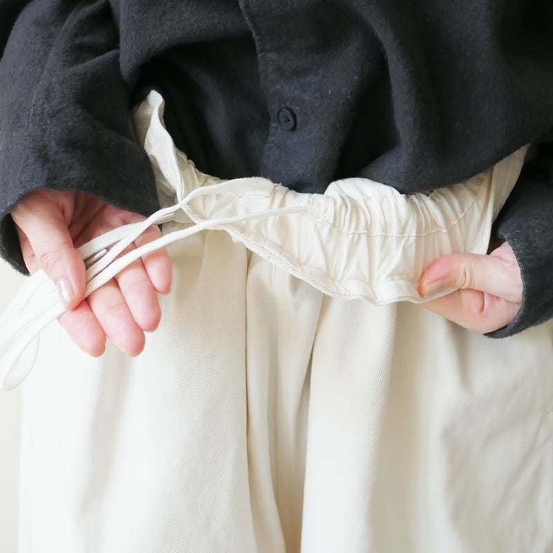 FIRMUM｜フィルマム｜強撚コットンサージパンツ｜RB_FR0603PF｜NATURAL