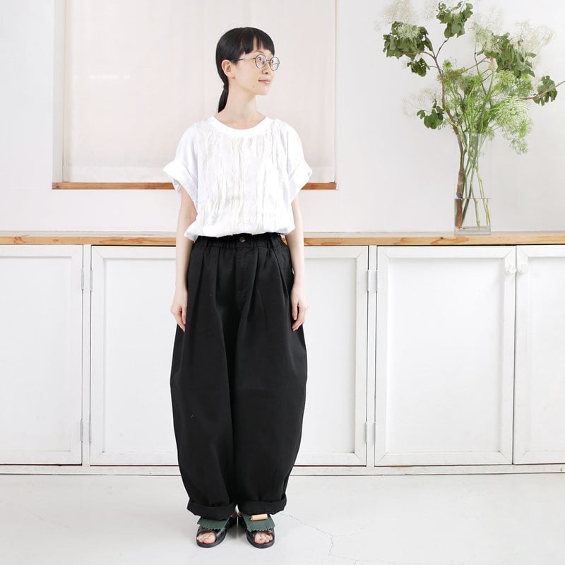 dahl'ia ｜ダリア ｜ キュプラフリルデコレーション・リメイクTee