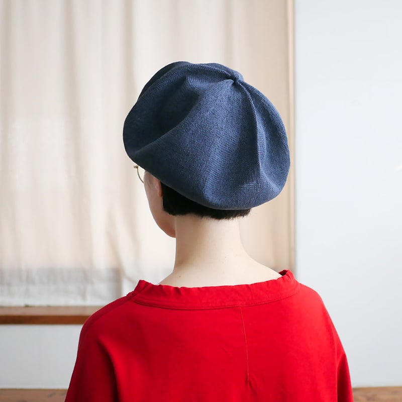 mature ha.｜マチュアーハ｜beret top gather big silk｜ベレー