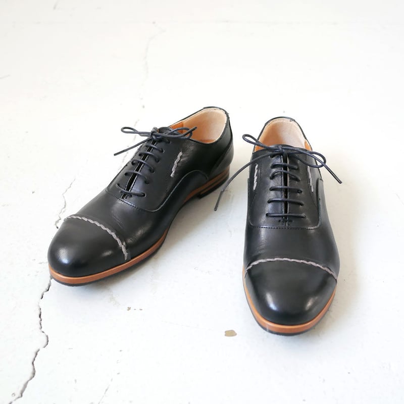 MUKAVA｜ムカヴァ｜ストレートチップシューズ｜MU-904｜BLACK | GOUACHE