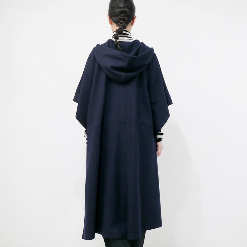 SI-HIRAI｜スーヒライ｜WARM PONCHO｜ウールスムース ジャージー 