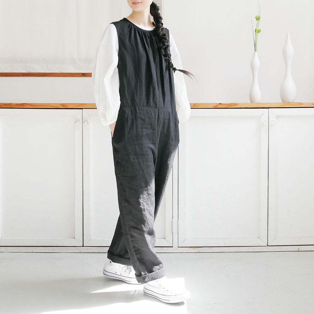 ユニバーサルティッシュ | ワッシャーサロペット universal tissu(ユニヴァーサルティシュ)コットンナイロン
