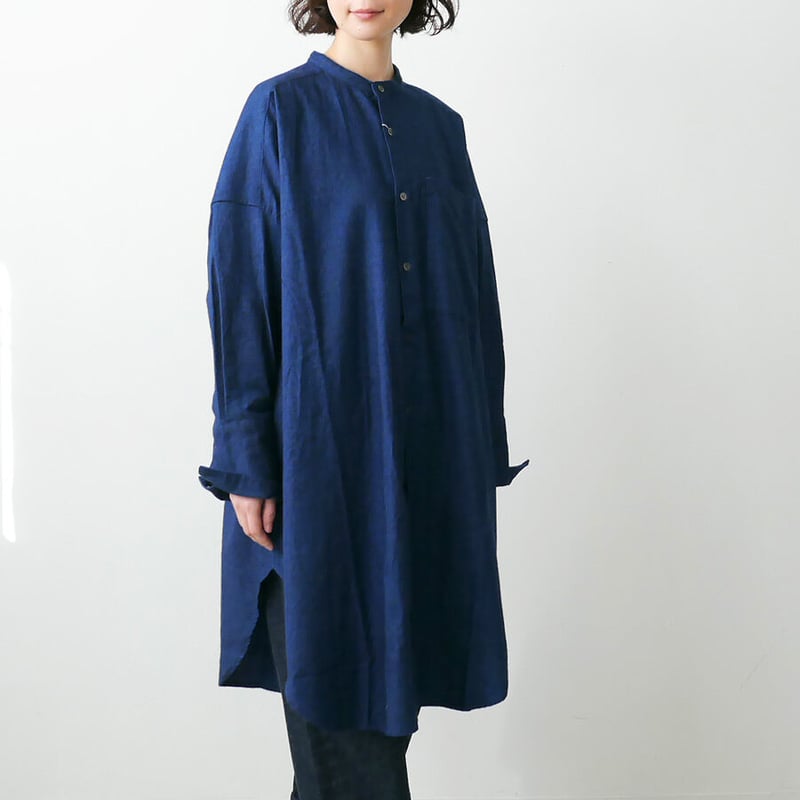 UNIVERSAL TISSU| ユニヴァーサルティシュ|ソフトデニムロングシャツ
