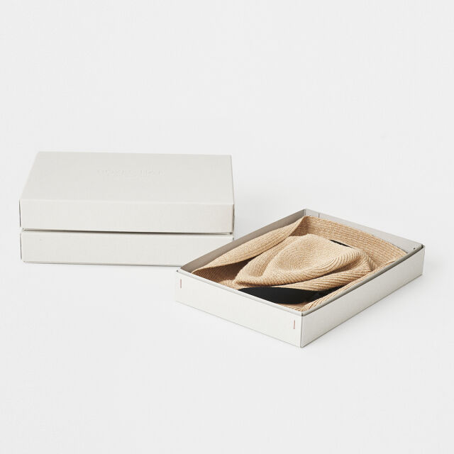 mature ha. |マチュアーハ | BOXED HAT 11cm brim plain