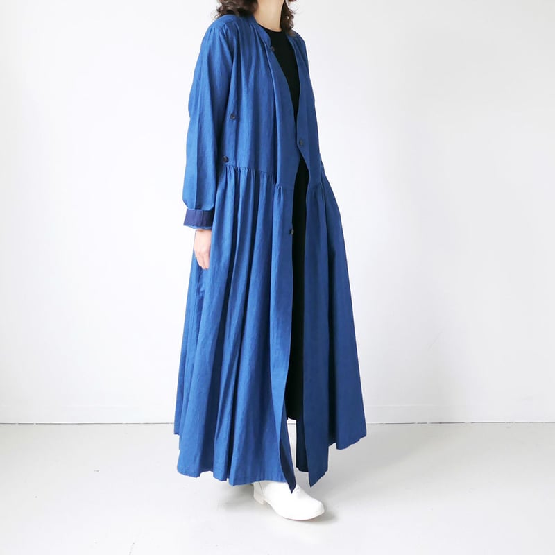 BLUE BLUE JAPAN｜ブルーブルージャパン｜インディゴフランネル クルタ