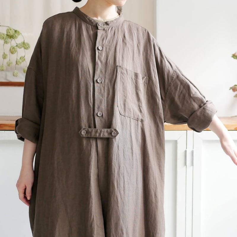 つぼね【未使用】UNIVERSAL TISSU リネンロングシャツ つぼね【未使用】UNIVERSAL TISSU リネンロングシャツ つぼね【未使用