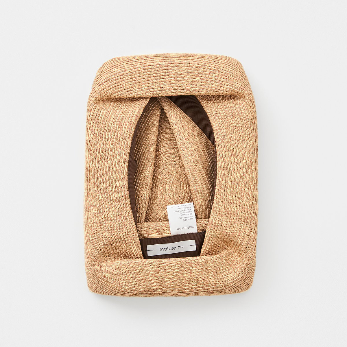mature ha.| マチュアーハ|BOXED HAT 11cm brim switch c