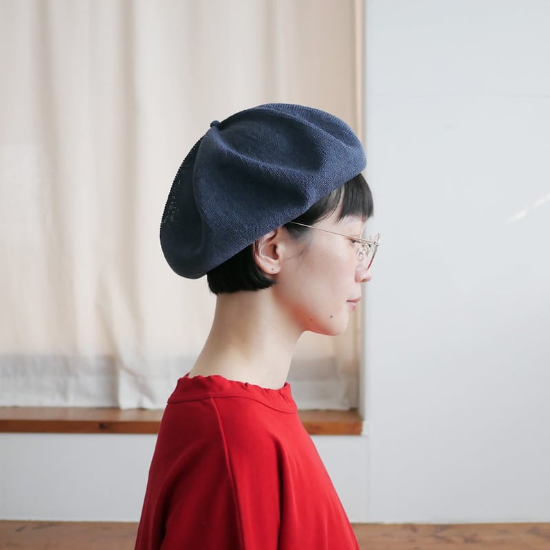 mature ha.｜マチュアーハ｜beret top gather big silk｜ベレー