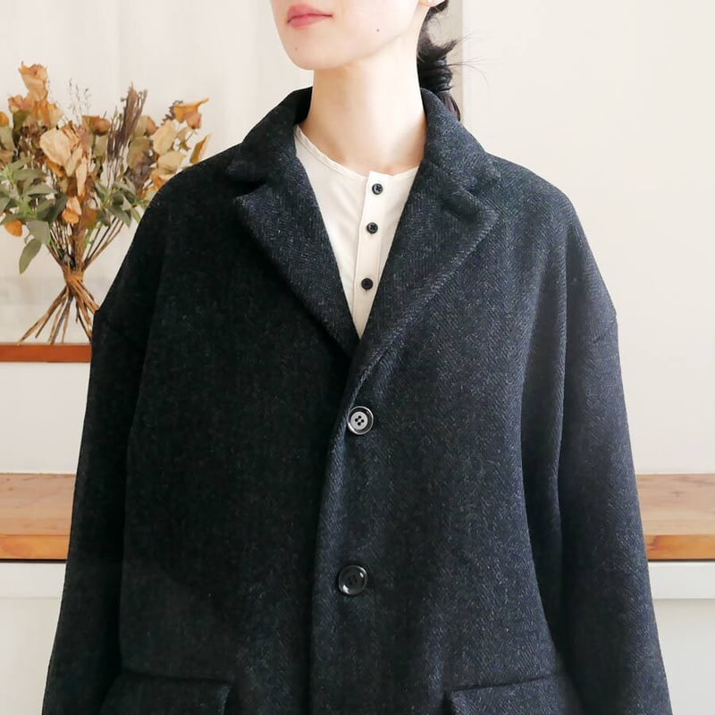 UNIVERSAL TISSU｜TISSU｜ユニヴァーサルティシュ｜ウールヘリンボーン