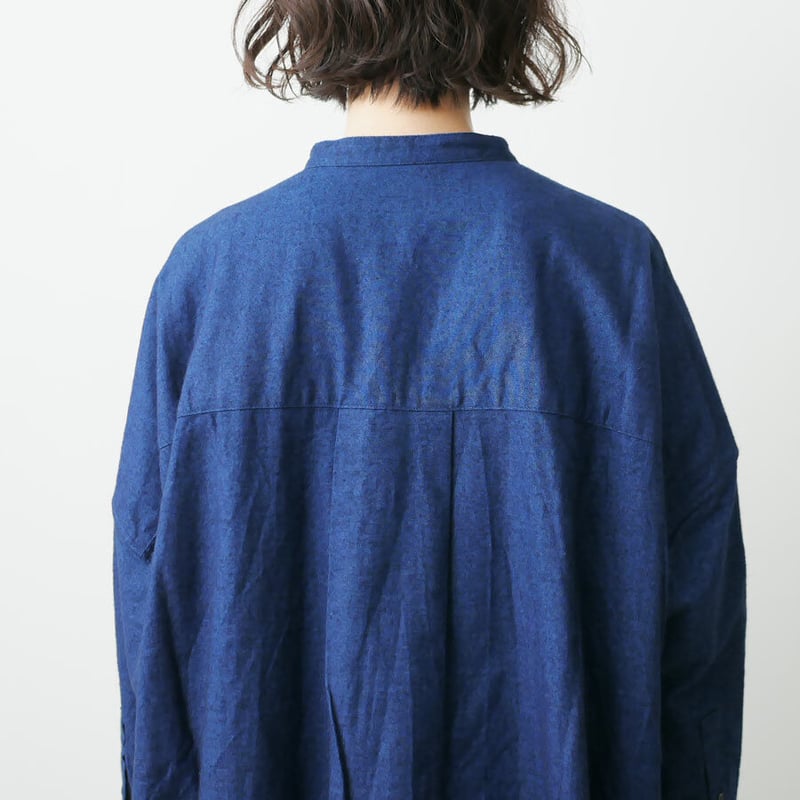 UNIVERSAL TISSU｜ ユニヴァーサルティシュ｜ソフトデニムロングシャツ