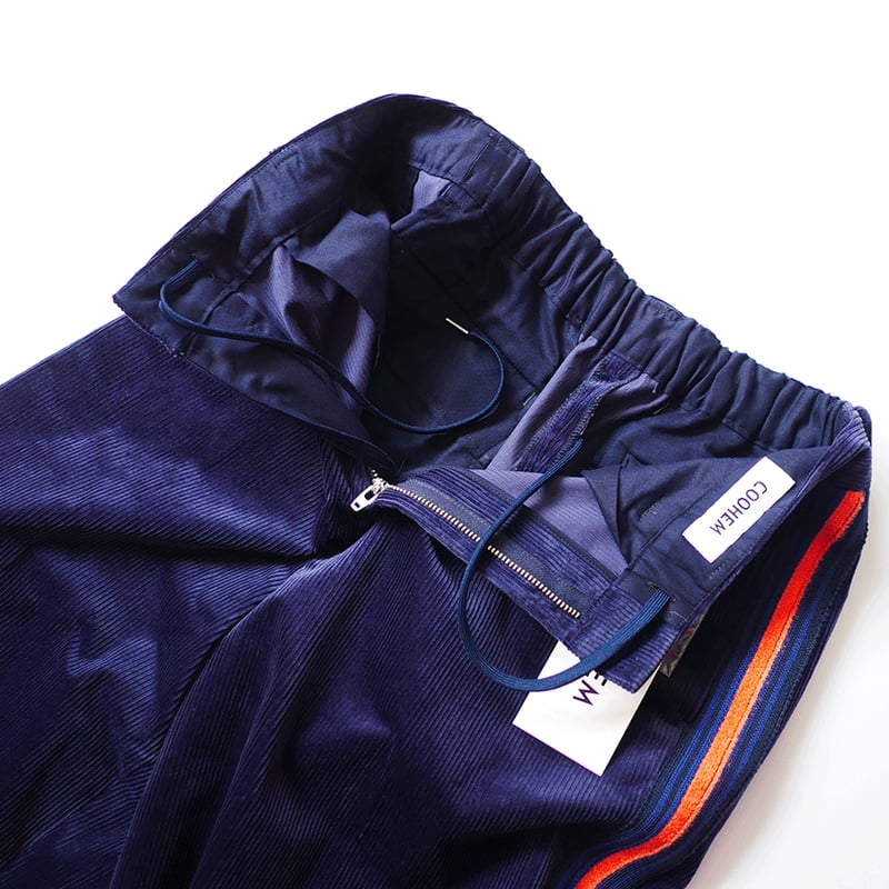 COOHEM| コーヘン | KNIT SIDELINE CORDUROY PANTS|サイド COOHEM| コーヘン | KNIT SIDELINE CORDUROY PANTS|サイド