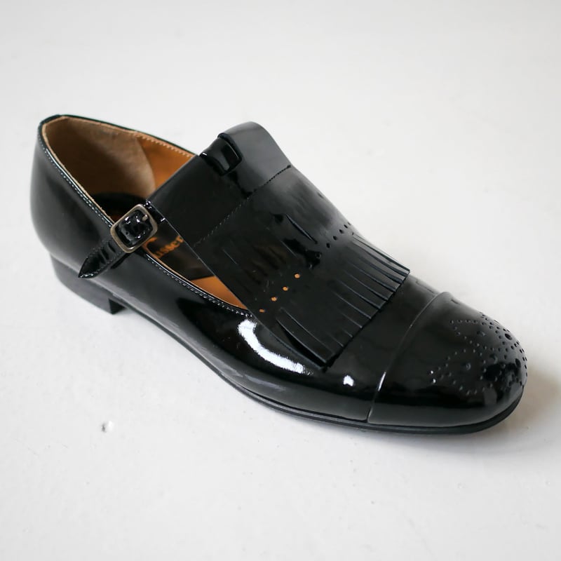 chausser|ショセ|キルト付き Tストラップシューズ|C-2266 chausser|ショセ|キルト付き Tストラップシューズ|C-2266