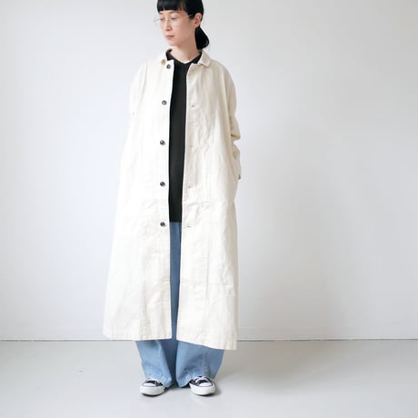 HARVESTY ｜ハーベスティ | OVER COAT｜オーバーコート｜SIZE1 /SIZE2| A31803 | IVORY