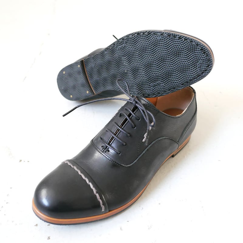 MUKAVA｜ムカヴァ｜ストレートチップシューズ｜MU-904｜BLACK | GOUACHE