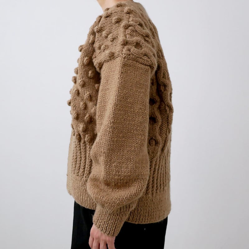 HARVESTY|ハーベスティ|ケーブルニットカーディガン |BEIGE HARVESTY|ハーベスティ|ケーブルニットカーディガン |BEIGE