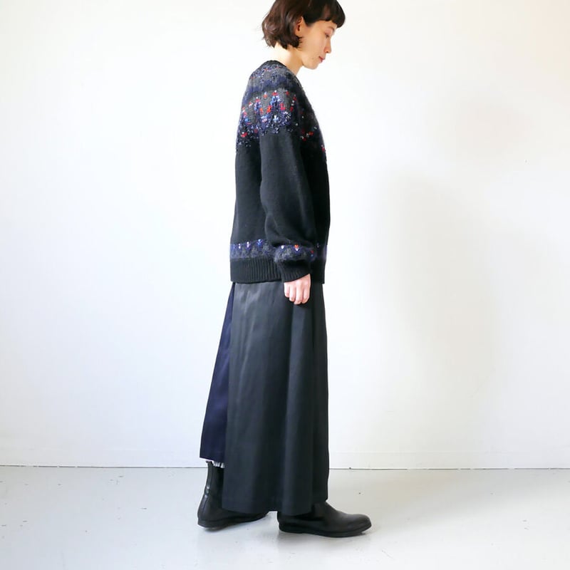 COOHEM| コーヘン | MOHAIR NORDIC KNIT P/O｜モヘアノルディック